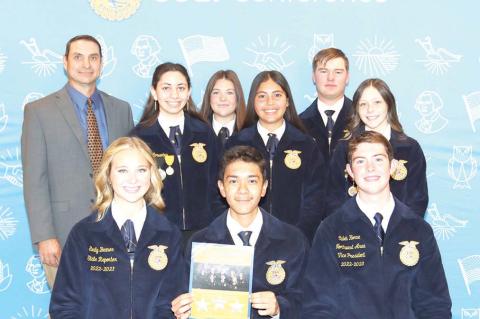 Local FFA chapter offi cers attend annual COLT Conference in Enid