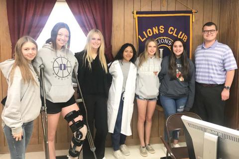 Okarche ag issues team addresses Lions Club