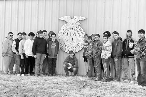 Hennessey’s FFA members put skills to use on new sign