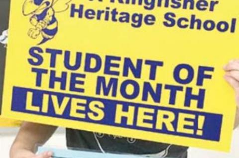 Heritage Elementary School Students of the Month