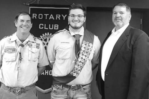 Rotary hears from local Eagle Scout