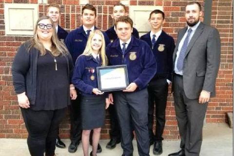 Lomega, Hennessey FFA chapters receive STEM grants