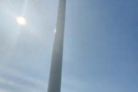 Okarche church erects cross at town entrance