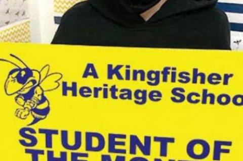 Heritage Elementary School Students of the Month