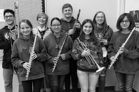 Kingfisher students earn spots on the Red Carpet Honor Band