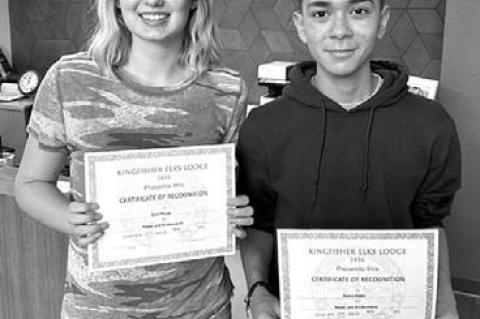 Elks honor county grads at honors banquet