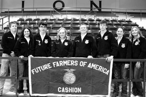 2020-21 Cashion FFA Chapter Officers
