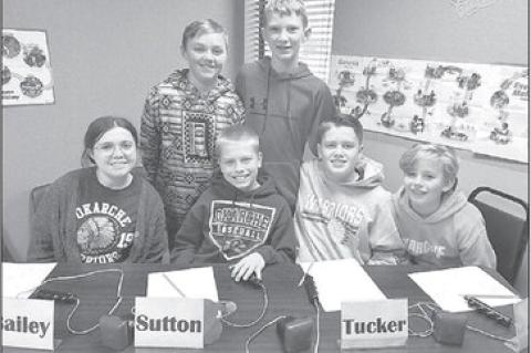 Okarche 6th grade quiz bowl is area-bound