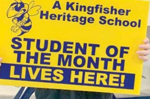 Heritage Elementary School Students of the Month