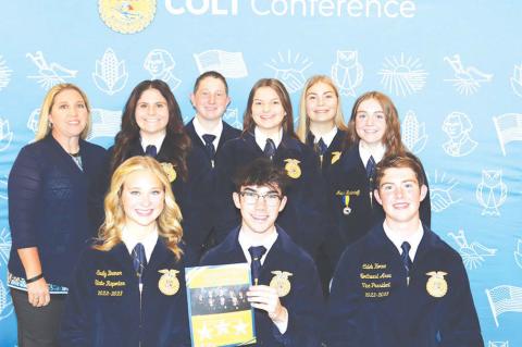Local FFA chapter offi cers attend annual COLT Conference in Enid