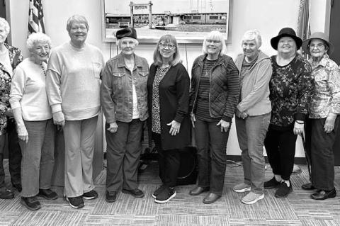 KCREA MEMBERS at a recent meeting include, from left: Kimberly Wageman-Prack (guest speaker), Mary Beth Cornett, Nancy Teders, Sandy Kramer, Florene Tipton, LaRita Sipe, Dana Golbek, Debby Jorgenson, Deborah Maehs, Barbara Streck, Cathy Streck and Cathy H