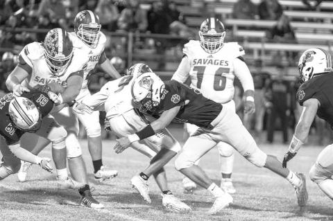 Cashion pummels Savages 56-6