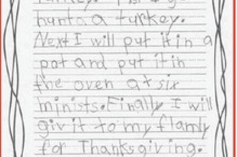 A little help for your holiday prep from Dover 1st graders