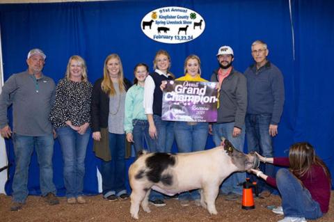 COUNTY SPRING STOCK SHOW RESULTS