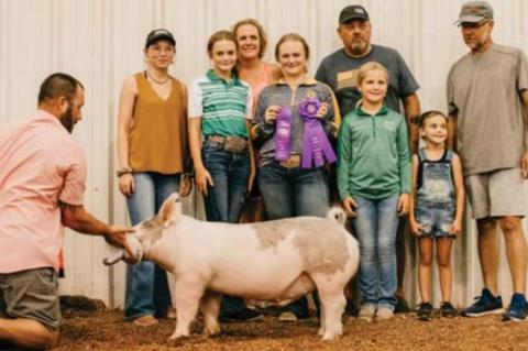 kingfisher County Fair Livestock show winners