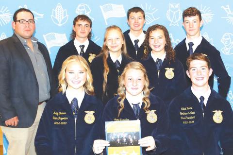 Hennessey, Okarche  FFA officers attend  COLT Conference