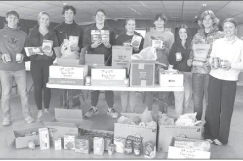 Lomega Student Council Food Drive