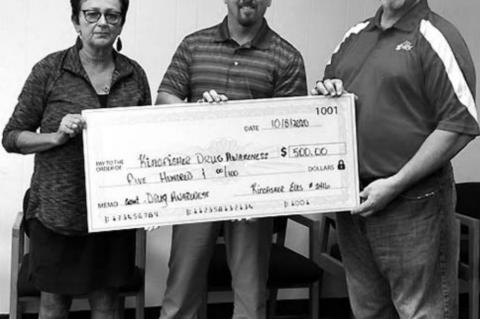 Kingfisher Elks donate $2,500 to KPS programs