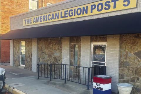 A fitting resting spot for ‘Old Glory’
