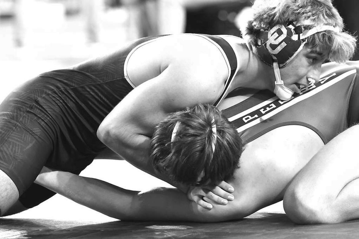 Cashion wrestling history in the making