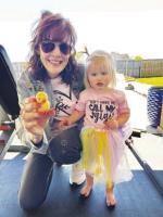 Denise Shimanek and 18-month-old granddaughter Kennedy Freeman