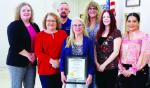 KINGFISHER COUNTY Assessor Carrie Turner and her staff were recently recognized by State Auditor &amp; Inspector Cindy Byrd for passing the 2025 performance audit. Staff at the county assessor’s office include, from left, Bobby Jo Womack, Tracy Meyer, C