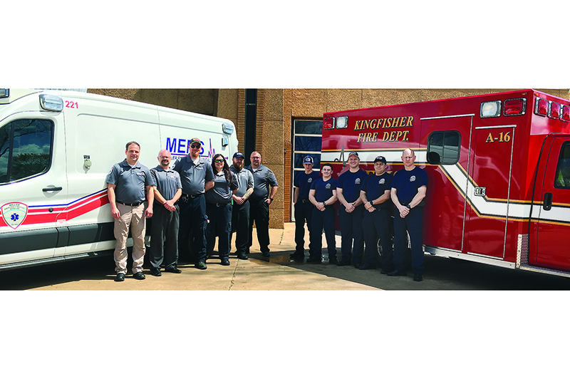 Cooperative effort Miller EMS handling hospital transfers Kingfisher