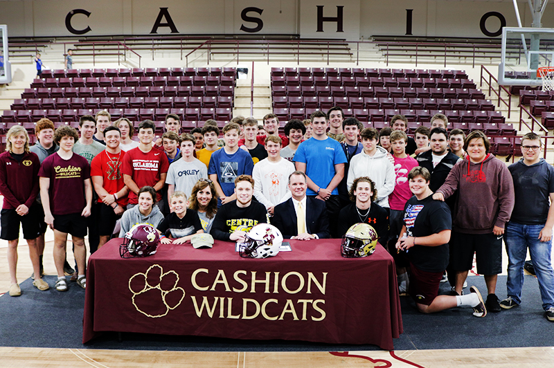 CASHION QB LAMB SIGNS WITH CENTRE COLLEGE Kingfisher Times & Free Press