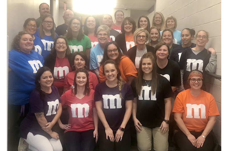 Okarche Elementary staff takes part in annual Red Ribbon Week