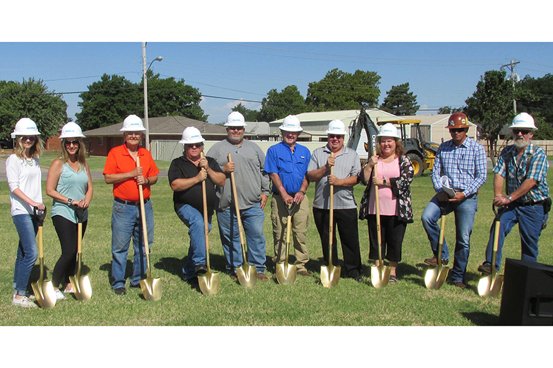 Hennessey Town Board breaks ground on pool Kingfisher Times & Free Press