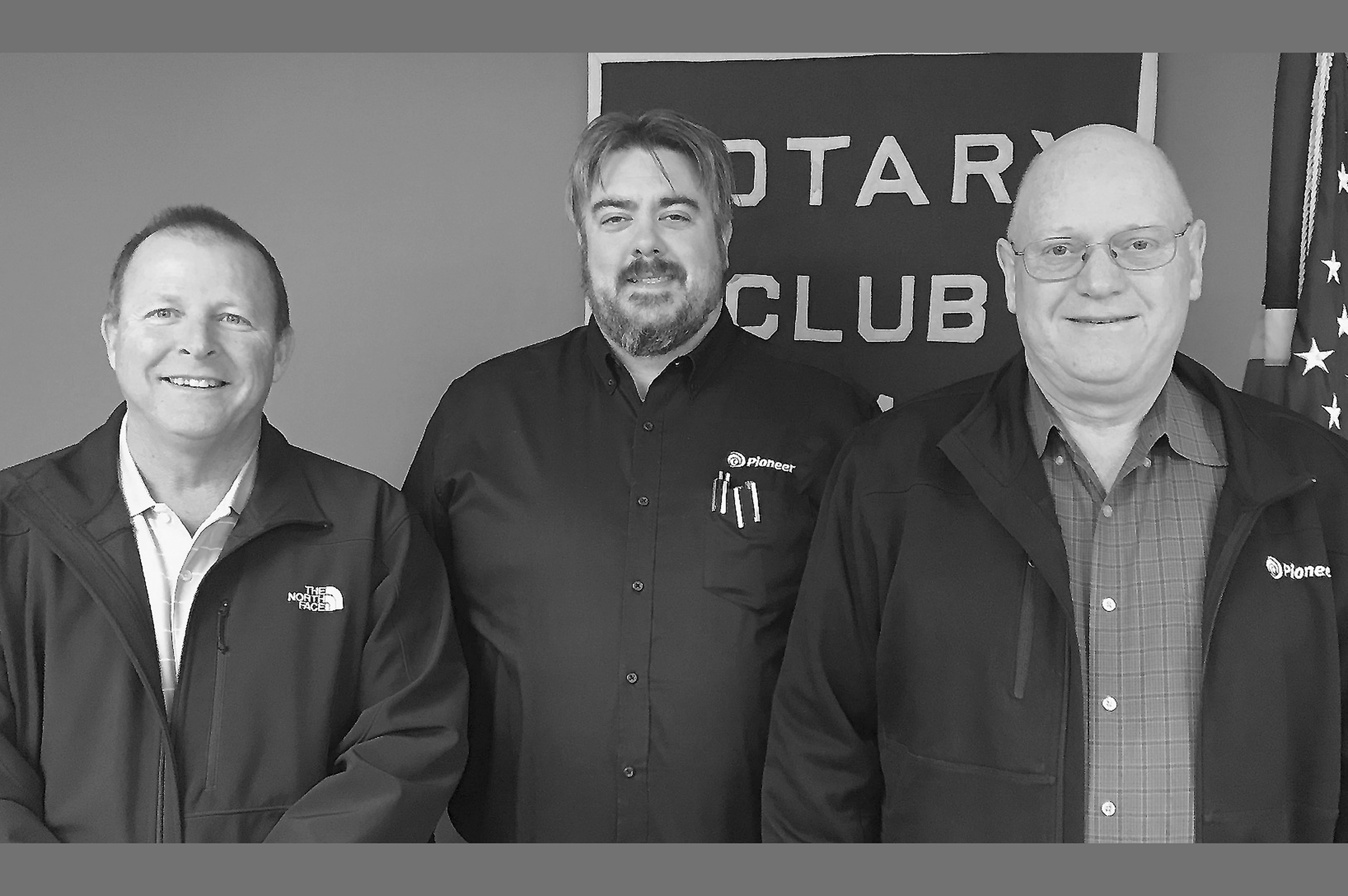 Pioneer Telephone presents to Kingfisher Rotary Kingfisher Times