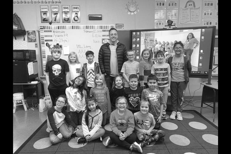 Mystery Reader at Hennessey Elementary