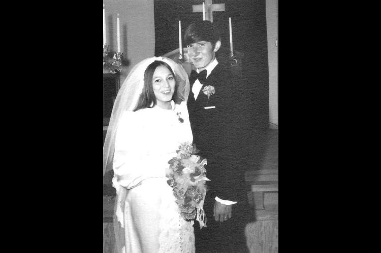 Debra and Randy Hamil in 1973