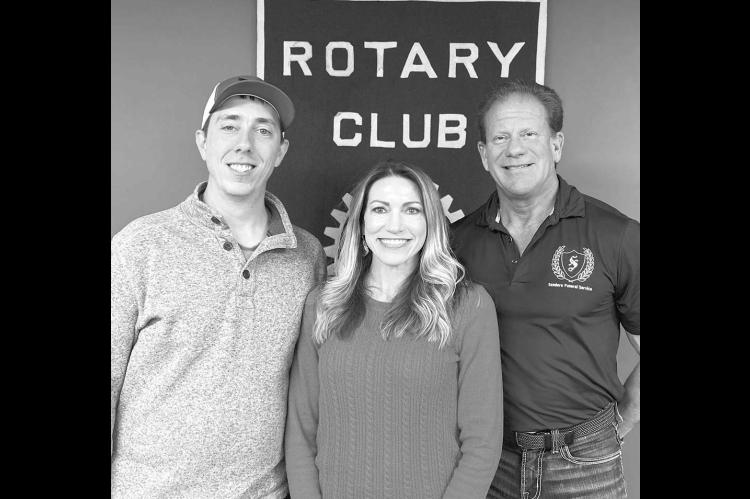 Roof talk at Rotary