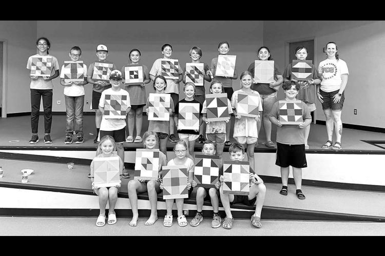 4-H’ers take part in barn quilt workshop
