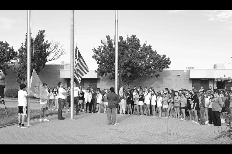 KHS commemorates new year with flag ceremony
