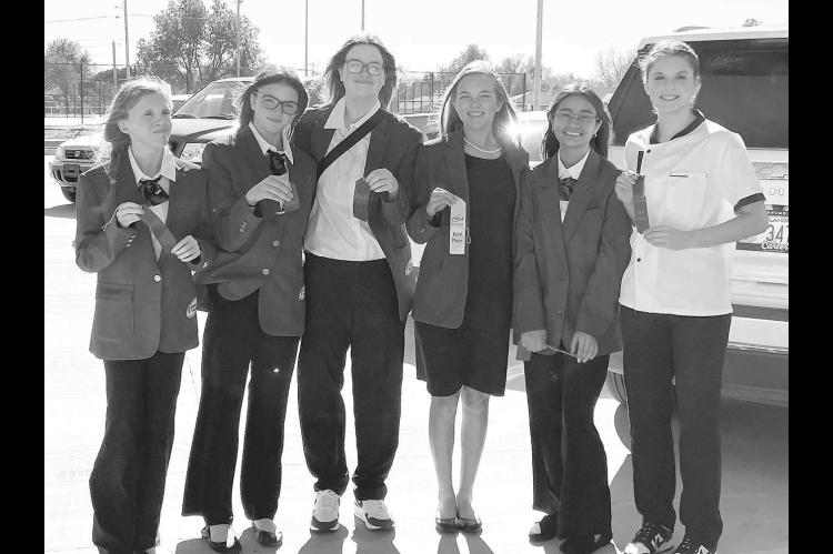 Okarche FCCLA at District Competition