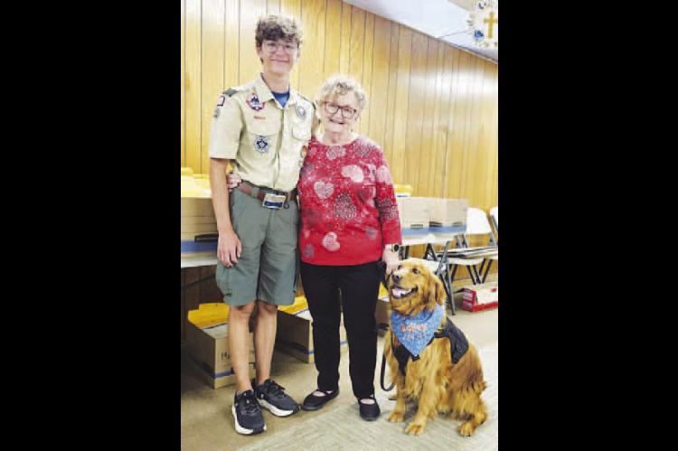 Local church aids Lovelace’s Eagle Scout project, which benefi ts hundreds of students with dyslexia