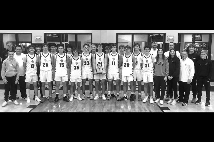 OKARCHE was dominant en route to winning the 2025 Three Rivers Conference Tournament. The Warriors won their games by an average of 47 points in claiming their second straight title and sixth overall. [Photo provided]