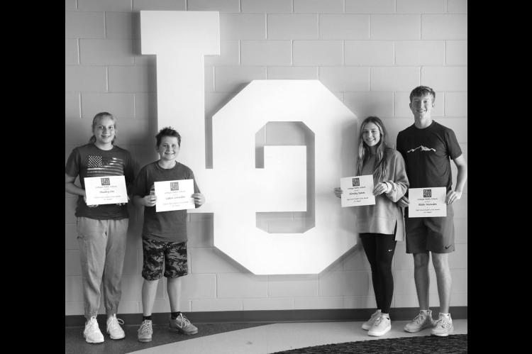Lomega names Students of the Month