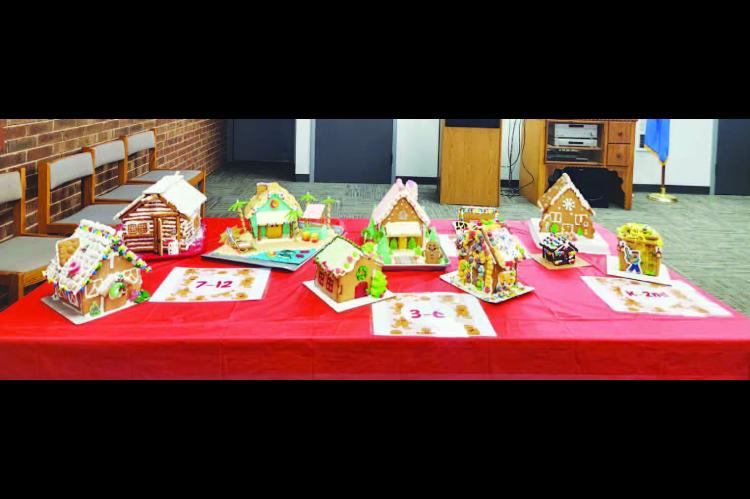 Friends of Library’s gingerbread house winners