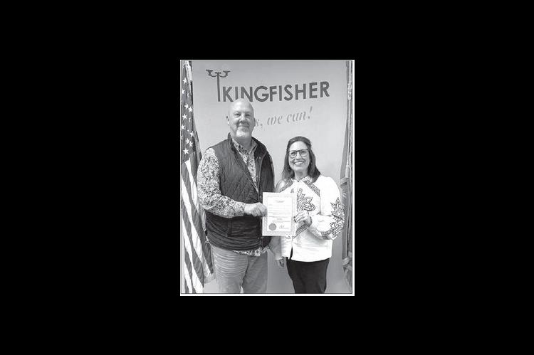P.E.O. Day proclaimed in Kingfisher