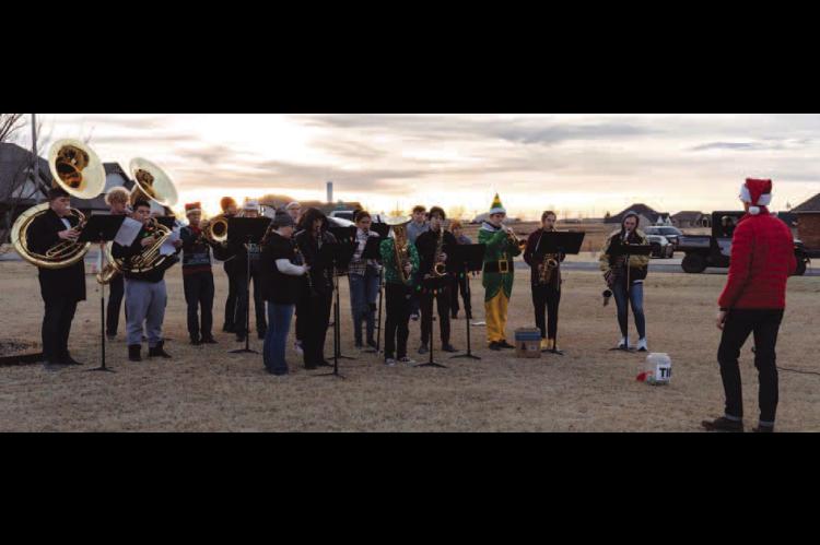 Have Band Instruments; Will Go Christmas Caroling