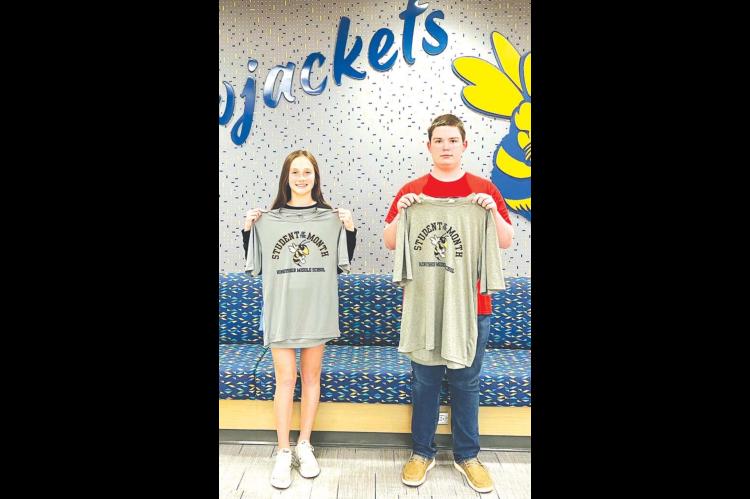 KJH Students of the Month