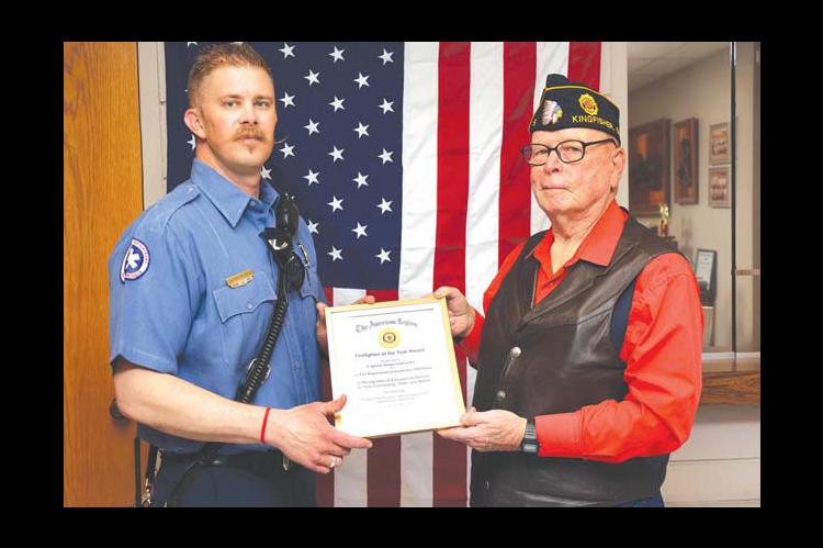 American Legion honors officer, deputy, fireman