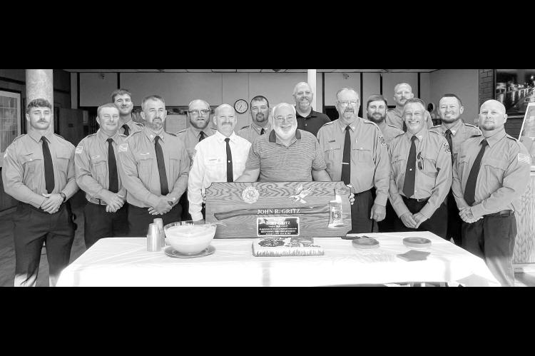 Retired HFD chief Gritz honored with surprise reception