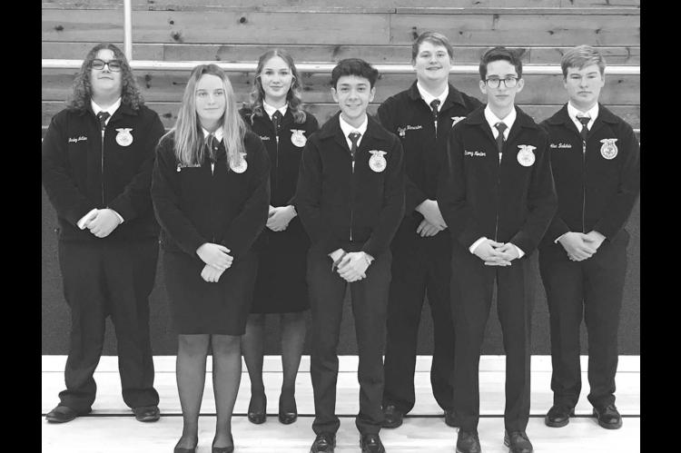 2020-21 Dover FFA Chapter Officers 