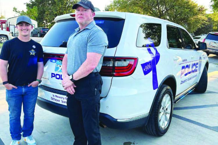 Okarche PD Honors Former Officer