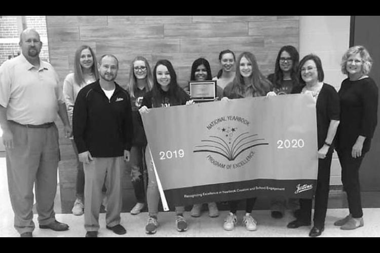 Okarche yearbook staff garners lofty recognition