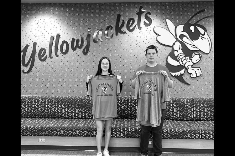 KJH STUDENTS OF THE MONTH